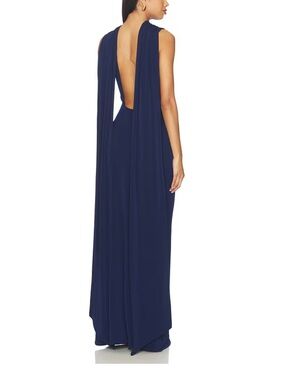 NWT Lovers and Friends Sienna Gown in Navy Blue